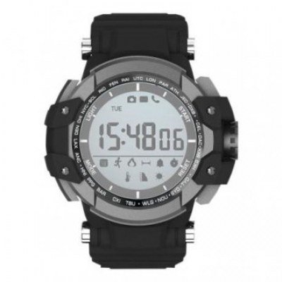 RELOJ DEPORTIVO NEGRO BILLOW XS15BK - PANTALLA 2.8CM - BT 4.0 - SUMERGIBLE IP68 - AVISADOR LLAMADAS/MENSAJES - COMPATIBLE ANDROID/IOS - PILA CR2450