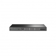 TP-Link TL-SG3428XPP-M2 switch Gestionado L2+ 2.5G Ethernet (100/1000/2500) Energ?a sobre Ethernet (PoE) 1U Negro