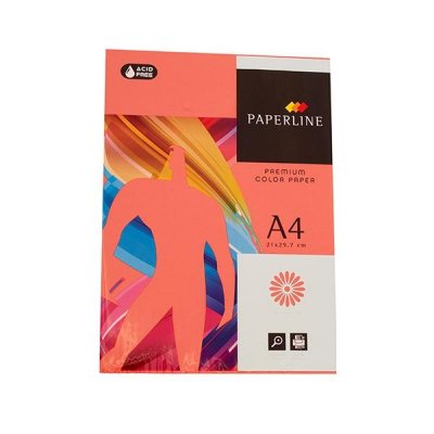 FABRISA Paq.500h papel color 80g A4 rojo