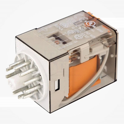 Relé electromagnético Uinductor 110VAC 3PDT 10A/250VAC 60.13