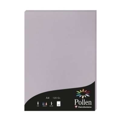 PAPEL CLAIREFONTAINE POLLEN A4 50h GRIS