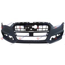 FRONT BUMPER PRIMED (W/PDC & WASHER) (S-LINE)