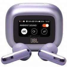 JBL Live Flex 3 Auricular Bluetooth con Cancelación de Ruido y pantalla Púrpura