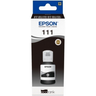 Epson 111 Negro - Botella de Tinta Pigmentada Original C13T03M140