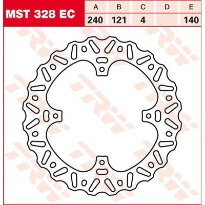 Discos de freno EC TRW MST328EC