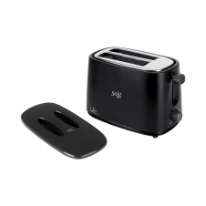 JATA TT631 tostadora 2 rebanada(s) 750 W Negro, Acero inoxidable
