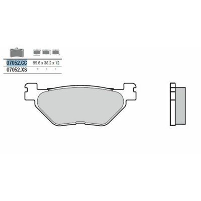 BREMBO Scooter Carbon Ceramic Brake pads - 07052CC 07052CC