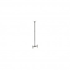 StarTech.com Soporte de Techo VESA para Montaje de Pantallas y TV de 32 a 70 Pulgadas con Mástil de hasta 3m - Ajustable Negro