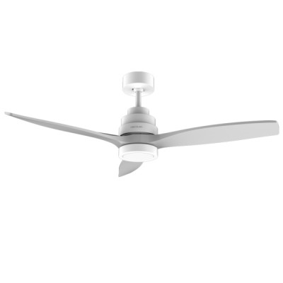 Cecotec EnergySilence Aero 5200 White Design Ventilador de Techo con 3 Aspas y Luz LED Integrada - 38W - Diametro de 52 - Temporizador - 6 Velocidades - Modo Invierno - Color Blanco