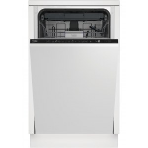 Lavavajillas integrable Beko DIS48120, 45 cm, blanco