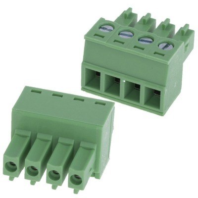 Regleta Bornas Hembra 4Pin paso 3,81mm