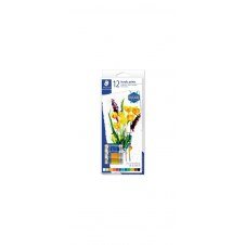 Staedtler 8500 Pack de 12 Tubos de Pintura Acrilica - Facil de Mezclar - Para Amplia Variedad de Superficies - Colores Surtidos