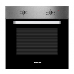 Horno Benavent HCBM700X, Convección, 5 programas, 70 litros, 59.5 x 59.5 cm, puerta doble cristal, temporizador, clase A, inox
