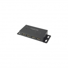 LogiLink UA0141A hub de interfaz 480 Mbit/s Negro
