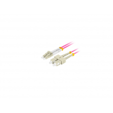 Lanberg FO-LUSU-MD41-0010-VT Cable de fibra óptica e InfiniBand 1 m LC SC LC/SC Violeta