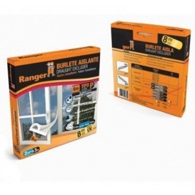 BURLETE CAUCHO TIPO P 9 MM X 6 M BLANCO