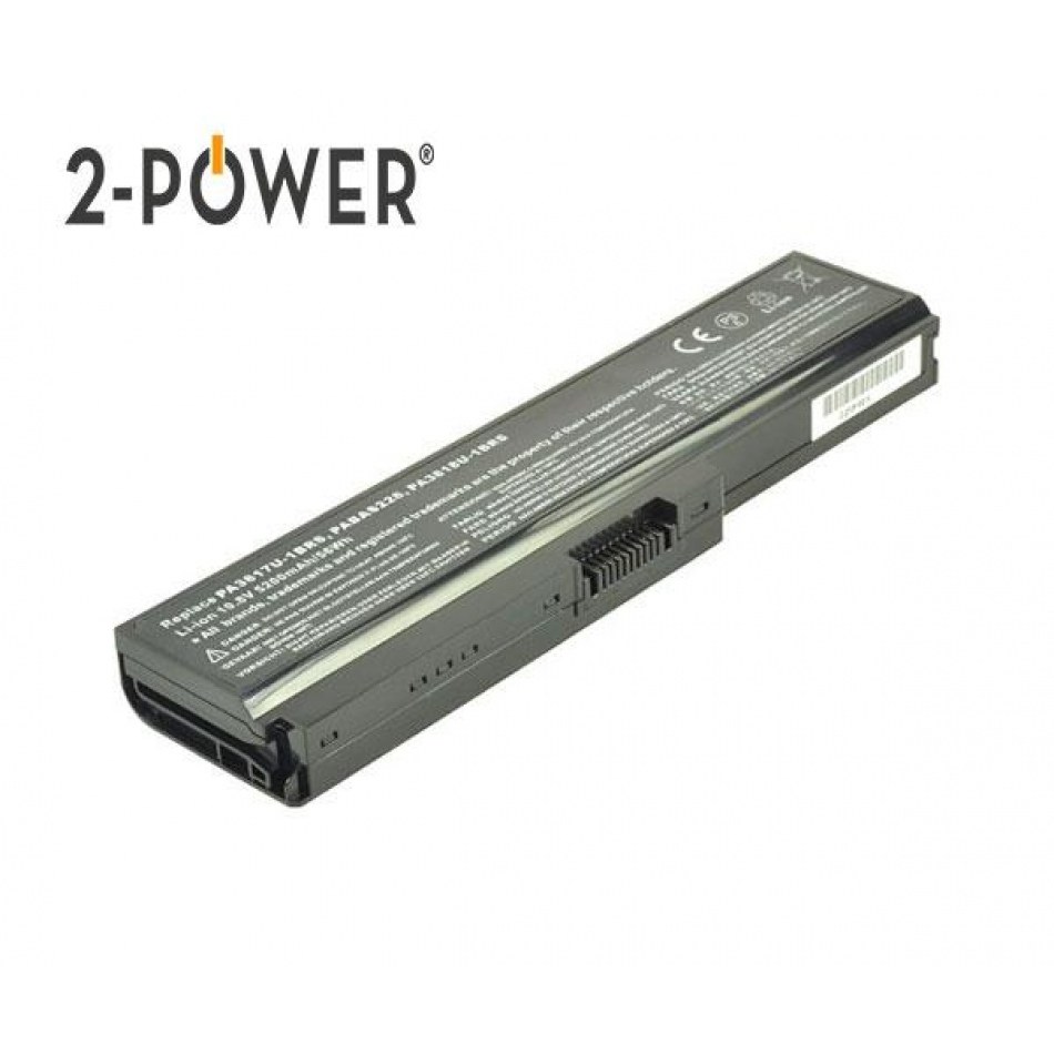 Batería para portátil Toshiba L750 10.8V 5200mAh 2-POWER