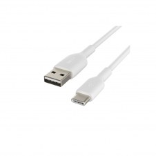 Cable Belkin usb tipo-a macho a usb tipo-c macho 1m blanco CAB001BT1MWH