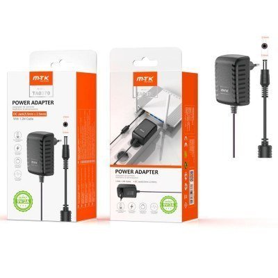 Cargador universal 18w TA0370 para router / LCD / portatil 9v 2a 5.5x2.5mm / 0053702