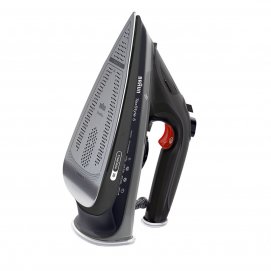 Plancha de vapor Braun FreeStyle 5 SI 5088 BK, 2800W, golpe de vapor 220 gr/min, 300 ml, Suela FreeGlide 3D EloxalPlus, negro