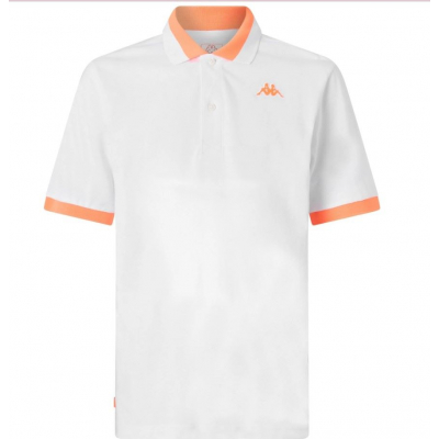 Polo KAPPA NEON POLO 341N22W A14 Blanco