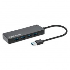 CONCENTRADOR HUB 7 PUERTOS USB V3.2 MANHATTAN 5GBPS 168403