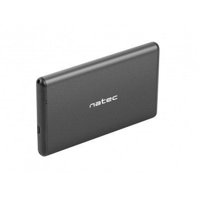 Caja externa natec rhino - c disco duro 25pulgadaspulgadas usb c sata negra