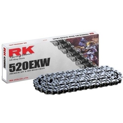 Cadena RK 520EXW con 94 eslabones negro 520EXW-94