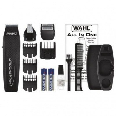 Cortabarbas Wahl Groomsman All In 5537-3016/ con Batería/ 11 Accesorios