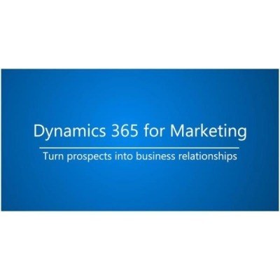 DYNAMICS 365 FOR MKT ATTACH NONPROF