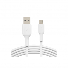 Cable Belkin usb tipo-a macho a micro usb -b macho 1m blanco CAB005BT1MWH