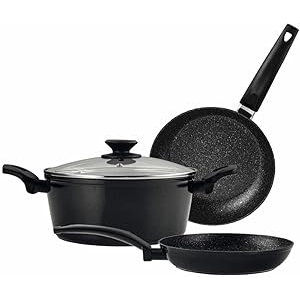 Set de batería de cocina Fagor Vivant + 2 sartenes de 20 y 24 cm,  cazuela de 24 cm
