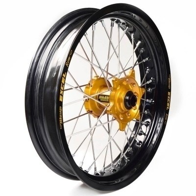 Rueda completa Haan Wheels aro negro 16,5-350 buje oro 1 105055/3/2 1 105055/3/2