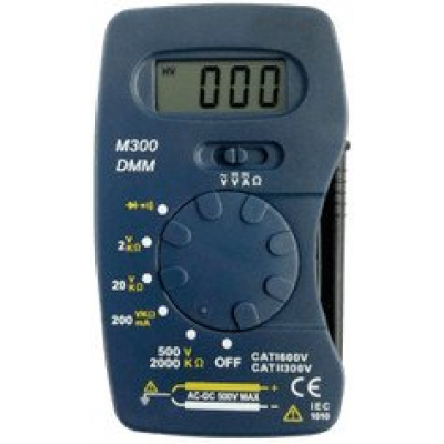 Multimetro Digital Bolsillo Cartera 500V AC/DC 200mACC