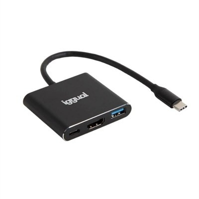 Hub tipo C 3 en 1 HDMI USB3.0 PD100W Iguual