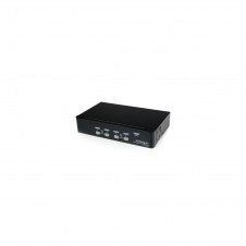 StarTech.com Conmutador Switch Profesional KVM 4 Puertos V?deo VGA - USB - Hasta 1920x1440 Negro
