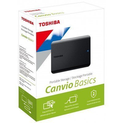 DISCO DURO EXT 2,5 TOSHIBA BASIC 4TB NEGRO