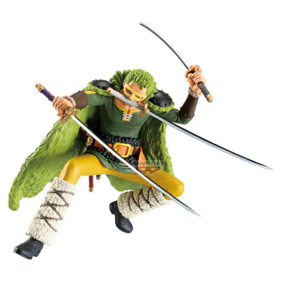 Figura banpresto one piece cross posing roronoa zoro 18cm