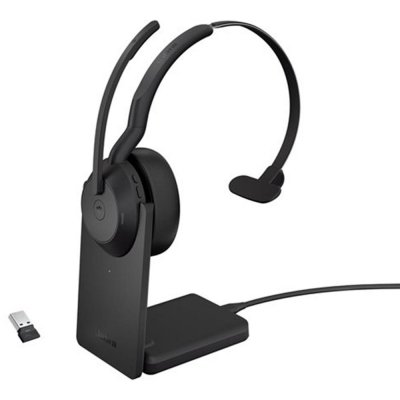 Auriculares jabra evolve2 55 ms inalambrico negro