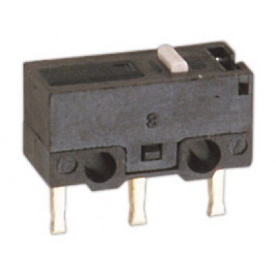 Microinterruptor sin palanca 2A 250Vac 12x6mm