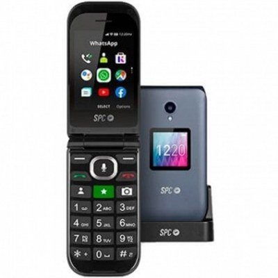 Telefono movil spc jasper 4g whatsapp black tipo tapa - 1.44pulgadas - micro sd - radio - bluetooth - wifi
