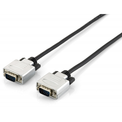 118867 cable VGA 30 m VGA (D-Sub) Negro, Plata