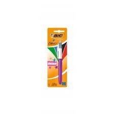BIC Shine Negro, Azul, Verde, Rojo Bolígrafo multifunción Medio 1 pieza(s)