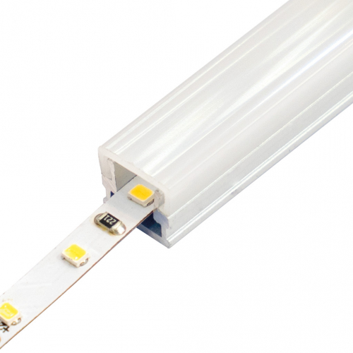 Perfil LED Superficie 8x7,50mm Opal 2m