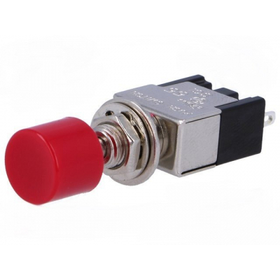 Interruptor/Pulsado ON-ON 1Cto.Conmutado 3A ROJO