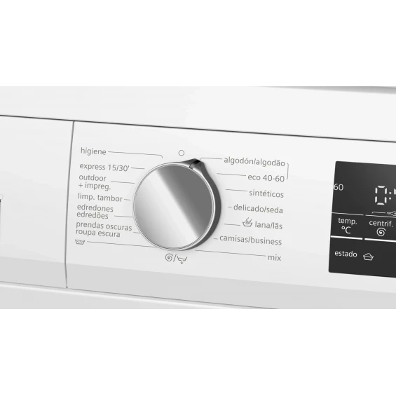 Lavadora Siemens WU14UT62ES, 9 kg, 1400 rpm, clase A, blanco - imagen 3