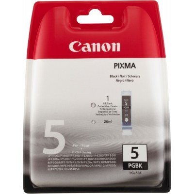 Cartucho tinta canon pgi 5 negro