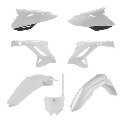 Kit plástica POLISPORT MX Restyling blanco - Honda CR125 / 250 91310