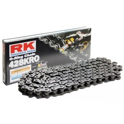 Cadena RK 428KRO con 144 eslabones negro 428KRO-144