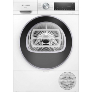 Secadora de condensación con bomba de calor Siemens WQ42G200ES, Serie iQ500, 9kg, clase A++, 234 kWh año, 63dB, luz LED, media carga, 14 programas, display, blanco